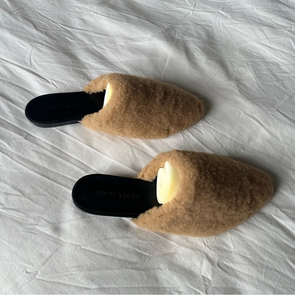 NWT JENNI KAYNE SHEARLING MULES - Picture 5 of 9